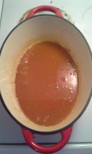 boiled cherry tomato juice