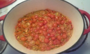 boiled cherry tomatoes for cherry tomato juice